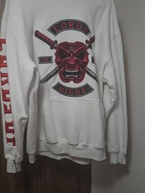 Custom White/Red Tracksuit Quality Embroidery XL